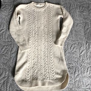 Gap cable knit sweater dress age 8(m) euc